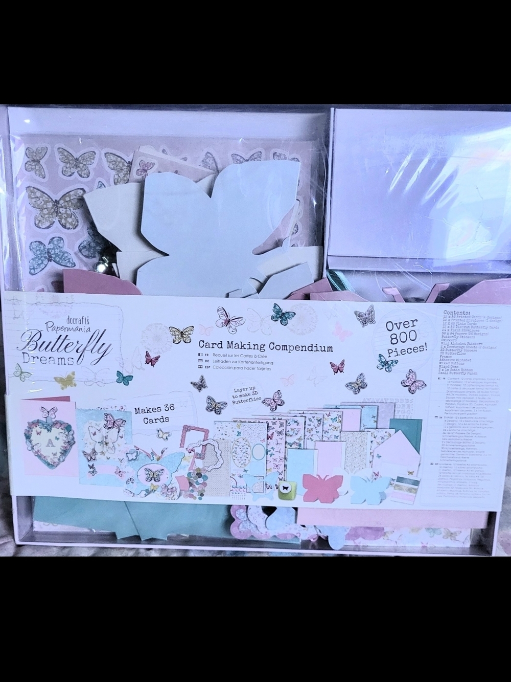 Craft Butterfly Dreams Card Making Compendium - Pink & Blue